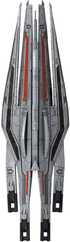 That's My Favourite Two And A Space-station - Sprite Ship Mass Effect Png (500x500), Png Download