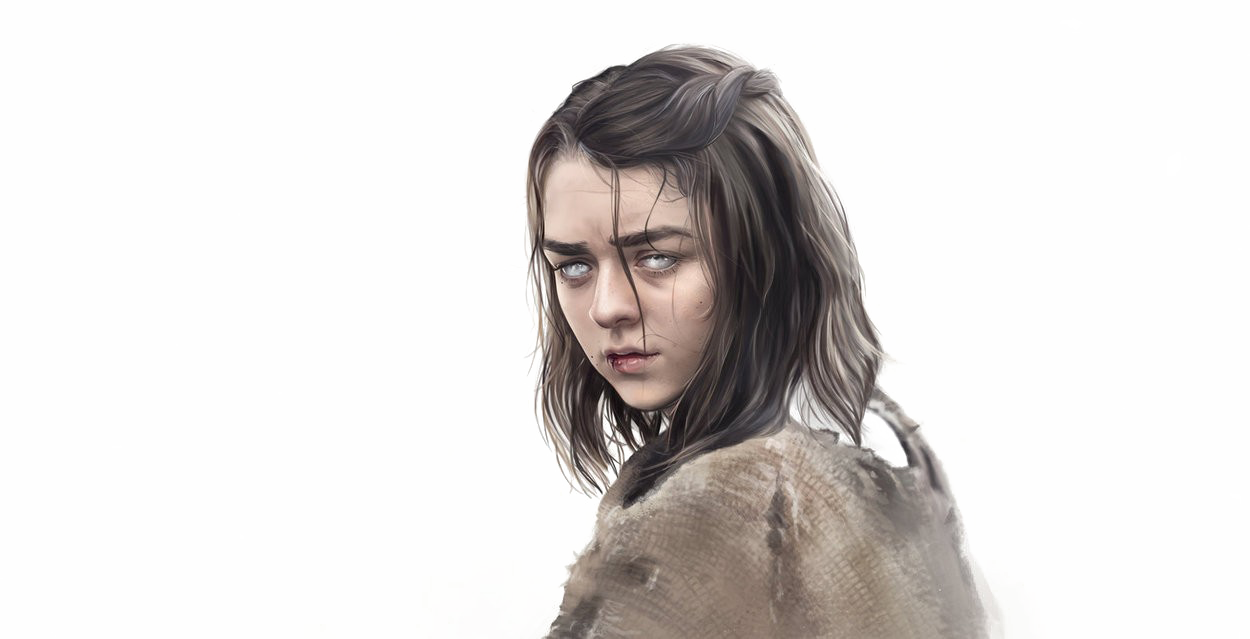 Arya Stark Png Photo - Arya Stark (1250x639), Png Download