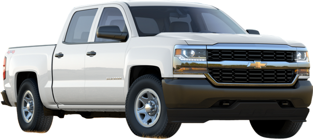 2018 Chevrolet Silverado 1500 Lt 4d Crew Cab - Chevy Silverado 2500 Png (750x350), Png Download