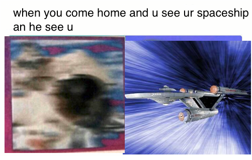 Motion Blurred Astronaut - Spacecraft (500x419), Png Download