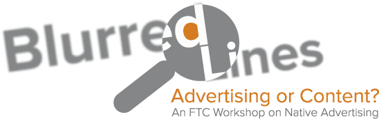 Advertising Or Content An Ftc Workshop On Native Advertising - Graphic Design (572x219), Png Download