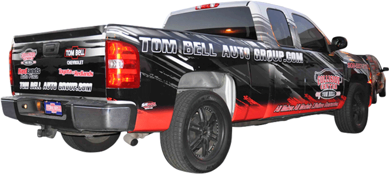 Chevy Truck Wrap Using 3m For Tom Bell Collision Center - Dodge Ram Srt-10 (800x531), Png Download