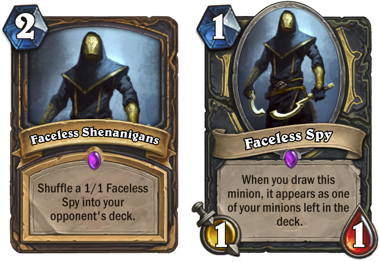 Faceless Spy - Ashes Of Al Ar Hearthstone (871x543), Png Download