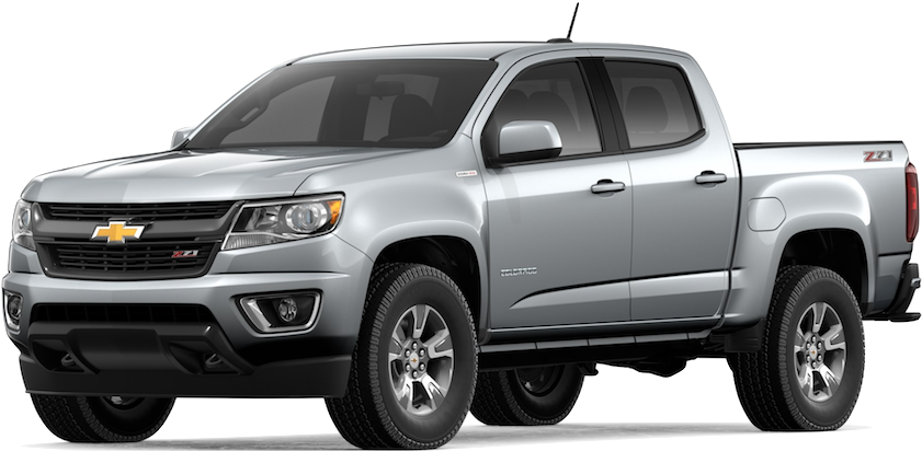 Silver 2019 Chevrolet Colorado - 2018 Chevy Colorado Black (840x420), Png Download