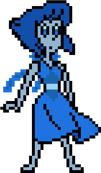 Lapis - Lapis Lazuli Pixel Art (440x640), Png Download