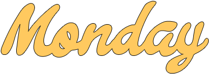 Mondays Can Be Kind Of Tough With The Weekend Ending, (600x200), Png Download