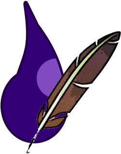 Mad Larkin's Insane Universe Of Insanity - Quill Pen (302x398), Png Download