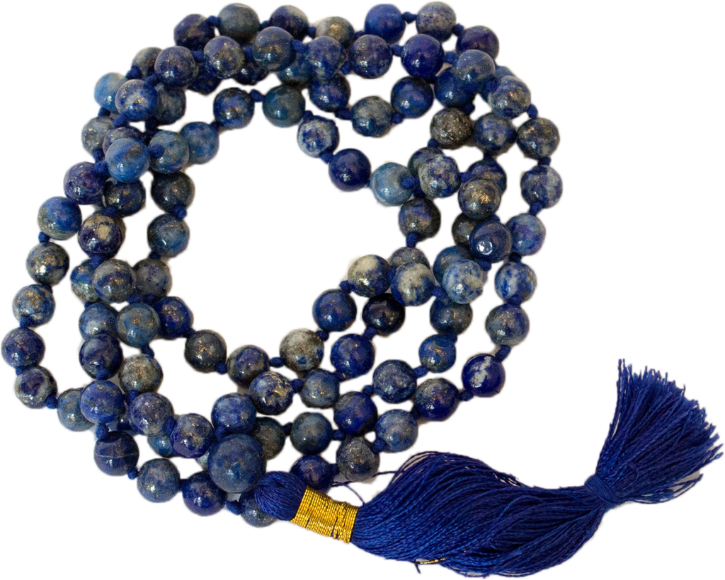 Lapis Knotted Mala - Bead (1024x820), Png Download