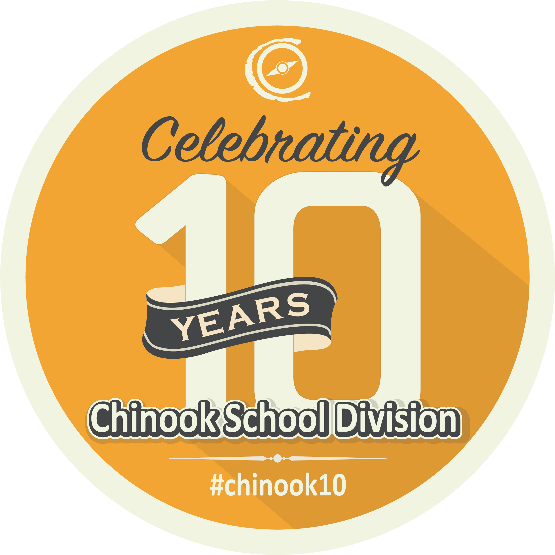Chinook 10 Year Logo-01 - Ever Increasing Faith (unabridged) - Audiobook (2365x2363), Png Download