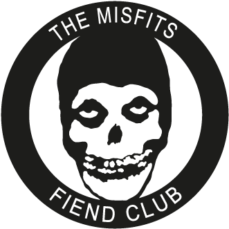 Misfits Fiend Club Sticker (400x400), Png Download