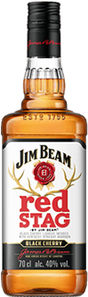 Jim Beam Red Stag - Jim Beam Bourbon 1 Litre (600x339), Png Download