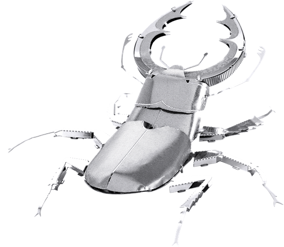 Metal Earth Bugs - Metal Earth Insects (600x526), Png Download