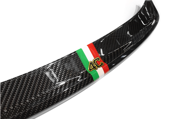 Carbon Fiber Alfa Romeo 4c Coupe Rear Spoiler Wing - Italian Flag Alfa 159 (600x600), Png Download