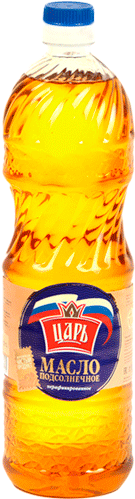 Sunflower Oil Bottle Russian Png Image - Масло Царь (525x700), Png Download