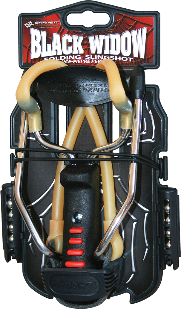 17018 Black Widow Slingshot (1600x1417), Png Download
