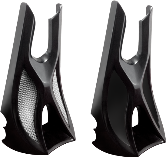 Speed By Design Venom Chin Spoiler - 2018 Road King With Oil Cooler Spoiler (800x562), Png Download