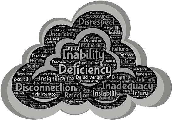 Anxiety - Cloud Of Negativity (600x400), Png Download