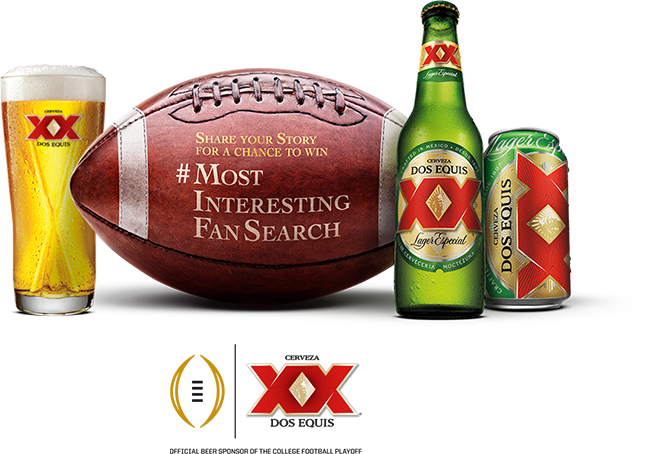 Most Interesting College Football Fan - Guinness (646x454), Png Download