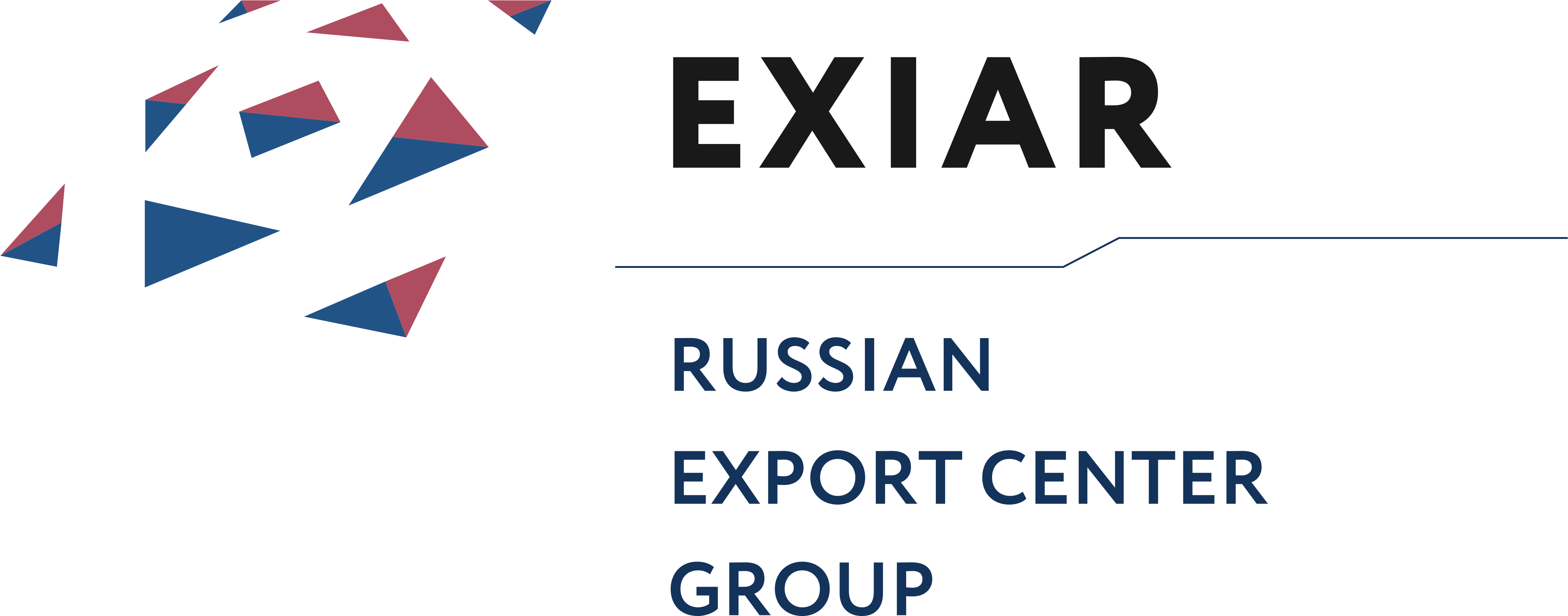 Russian Export Center Logo (4397x1719), Png Download