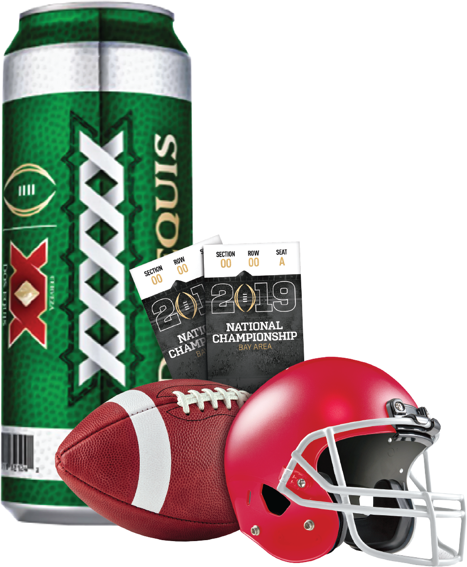 Dos Equis College Football At Tower Beer, Wine & Spirits - Dos Equis (1057x1301), Png Download