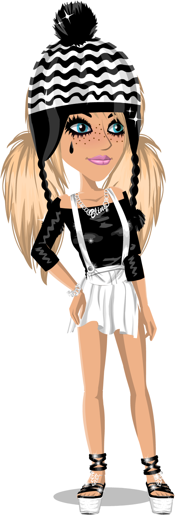 Msp - Themermaidmysteries - Moviestarplanet Png (602x1700), Png Download