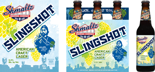 The - Shmaltz Slingshot Beer (650x301), Png Download