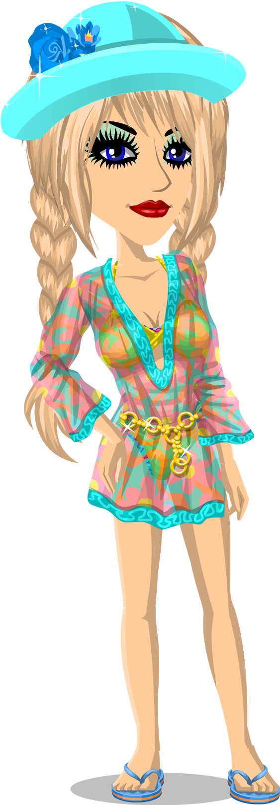 Moviestar Msp - Moviestarplanet Movie Star (564x1624), Png Download