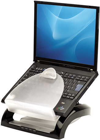 Fellowes® Smart Suites Laptop Workstation - Fellowes Smart Suites Media Workstation (391x500), Png Download