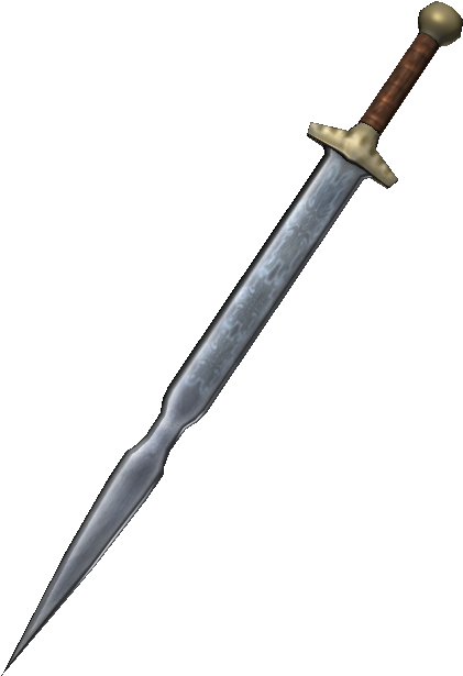 Sword Model In Blender - Felt Tip Pen (472x646), Png Download