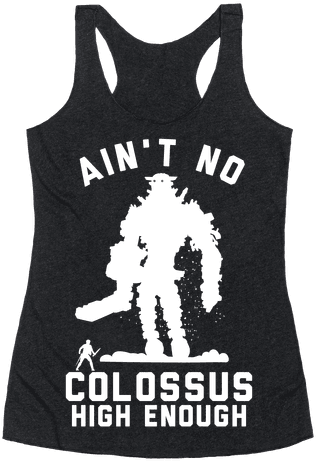 Ain't No Colossus High Enough Racerback Tank Top - Put The Lit In Literature Mugs (484x484), Png Download