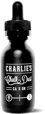 Charlie's Chalk Dust - Glass Bottle (602x465), Png Download