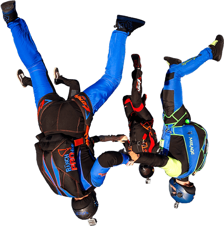 Experienced Skydivers - Skydive Png (782x790), Png Download
