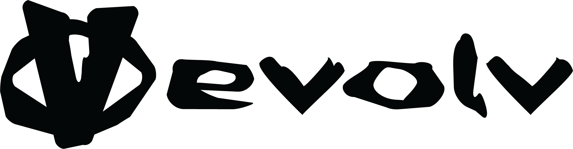 Evolv Logo - Evolv Men's Supra Climbing Shoe - 13 - White / Neon (2255x587), Png Download