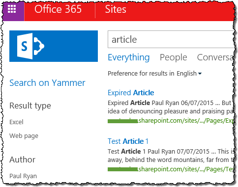 Default Enterprise Search Centre - Frame Sharepoint (489x392), Png Download