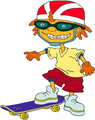 Otto On Skatebored - Otto Rocket Skateboard (346x415), Png Download