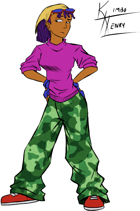 Rocket Power Reggie Costume - Lansky Deluxe Quick Edge Camo Knife Sharpener (500x707), Png Download