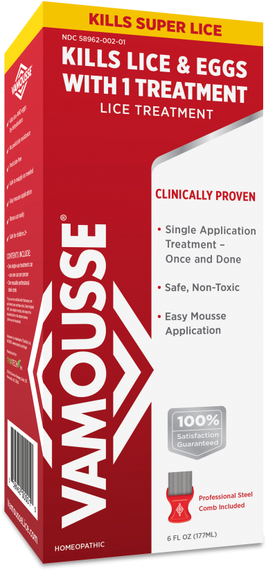 Vamousse® Distributed By Walgreens - Vamousse Head Lice Treatment (445x906), Png Download