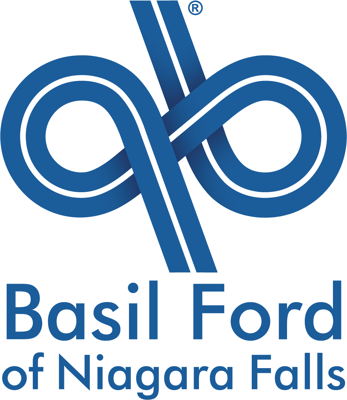 Basil Ford Of Niagara Falls Logo Simple Stacked - Basil Volkswagen Of Lockport (1284x1392), Png Download