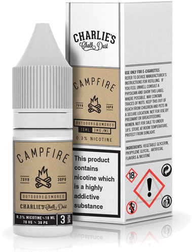 Campfire Eliquid By Charlies Chalk Dusk - Charlie's Chalk Dust Campfire (500x500), Png Download