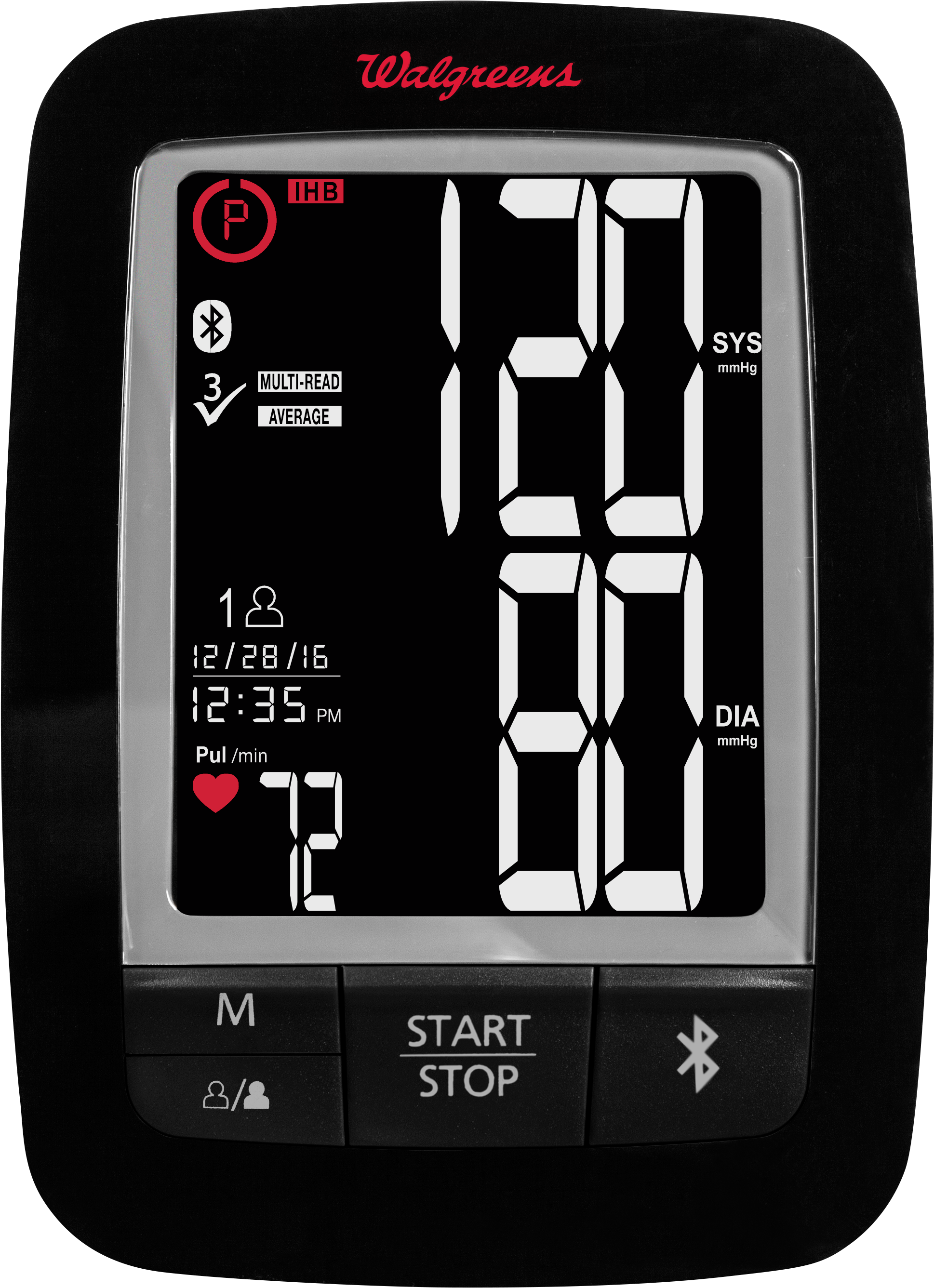 Walgreens Premium Arm Blood Pressure - Walgreens Premium Arm Blood Pressure Monitor 2016 - (2666x3082), Png Download