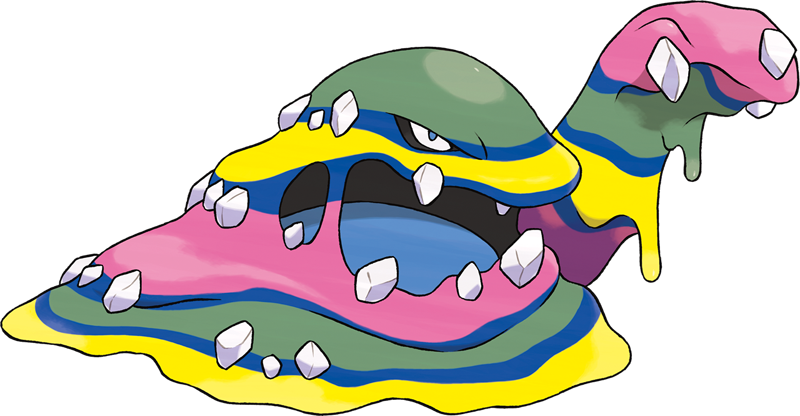 16089 Alolan Muk - 阿 羅拉 臭 臭 泥 (800x416), Png Download