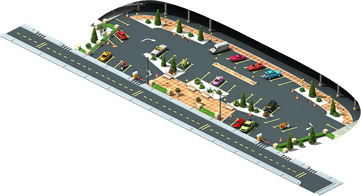 Airport Parking - Megapolis Airport (737x400), Png Download