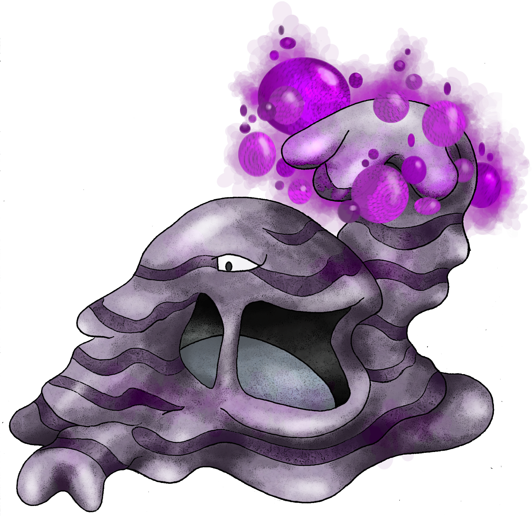 Muk Used Toxic By Macuarrorro - Muk Art (1815x1748), Png Download
