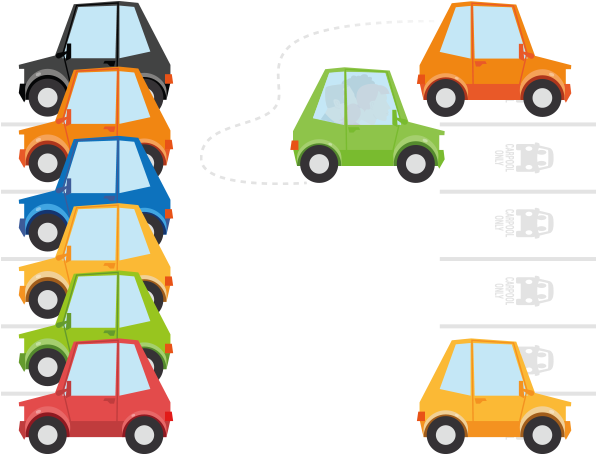 Facilitating Carpooling Amongst The Employee Population (595x470), Png Download