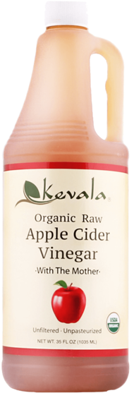 Kevala - Organic Raw Apple Cider Vinegar - 35 Fl. Oz. (600x600), Png Download