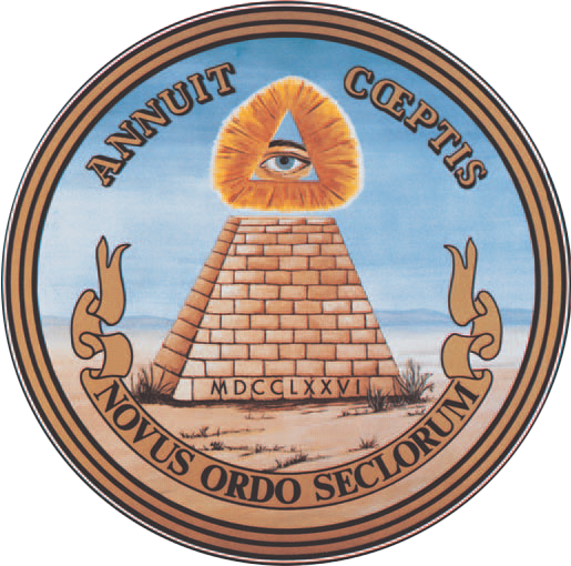Usa Great Seal Reverse - Novus Ordo Seclorum (515x510), Png Download