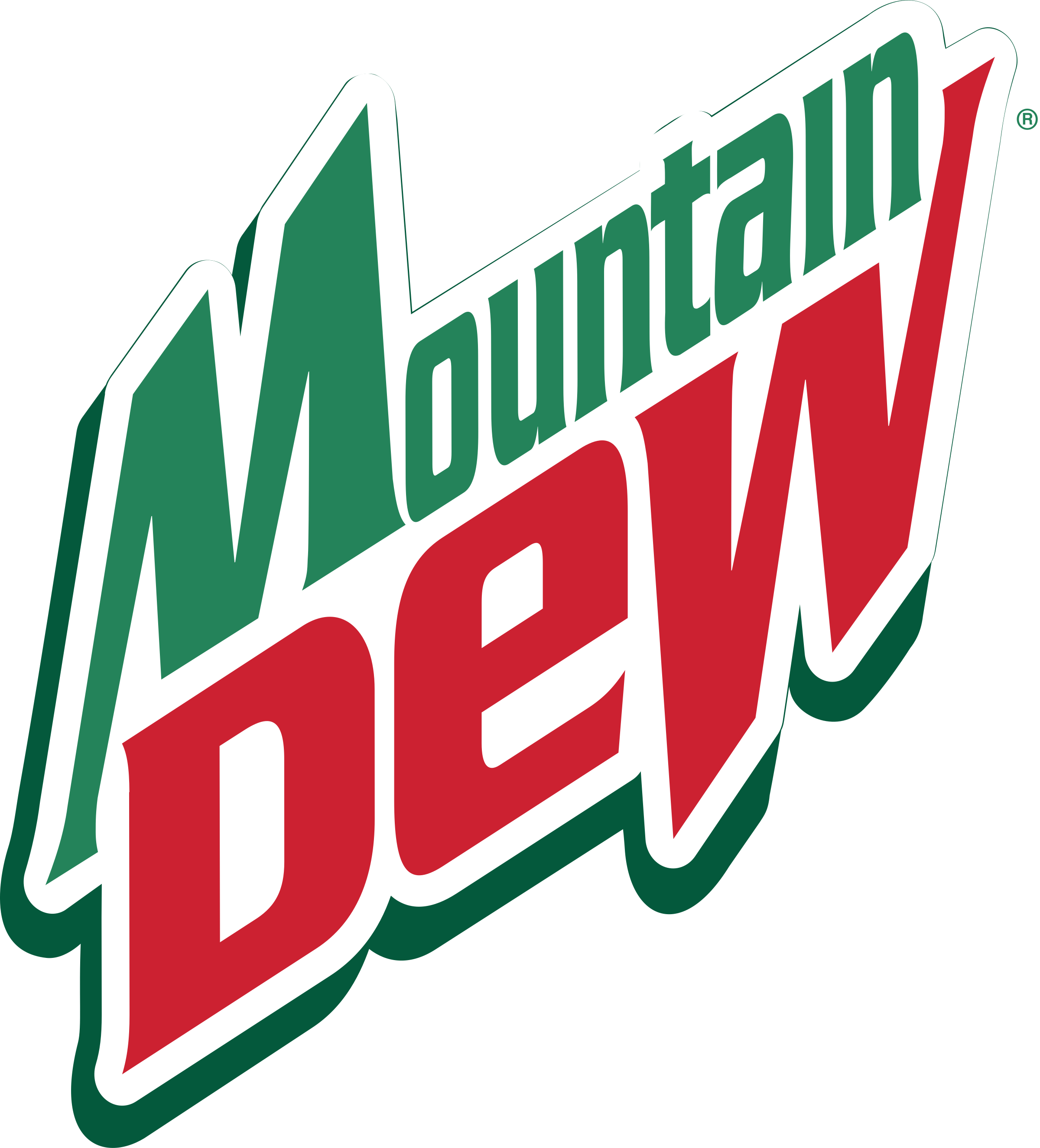 Doug & Marty's Boarhouse Logo Png Transparent - Mtn Dew Logo Png (2400x2651), Png Download