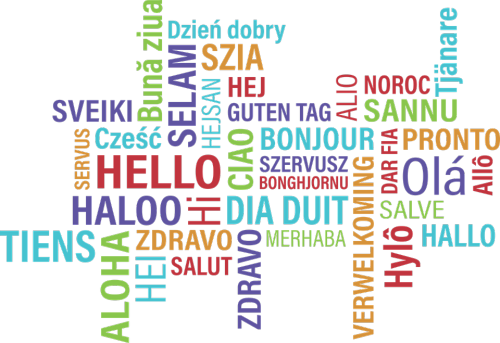 English As A Second Language Program - Hello In Different Languages Png (500x343), Png Download
