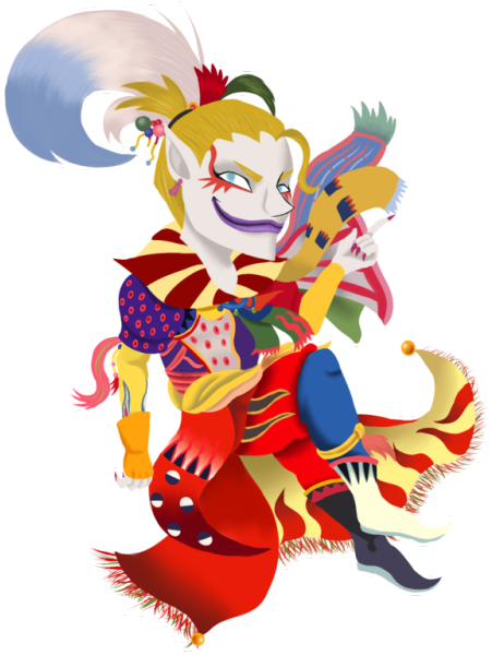 Kefka, Because Man, I Love This Villain - Comics (500x602), Png Download