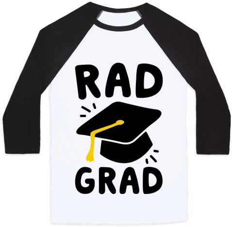 Rad Grad Baseball Tee - We Can Do It Hillary (484x484), Png Download